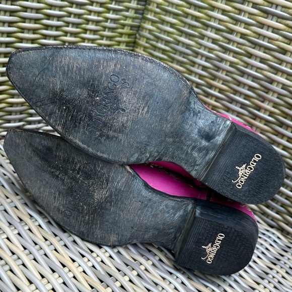 Old Gringo Pink Cowboy Skull Boots 9.5 NEW Dulce Calavera Stud - Picture 9 of 16